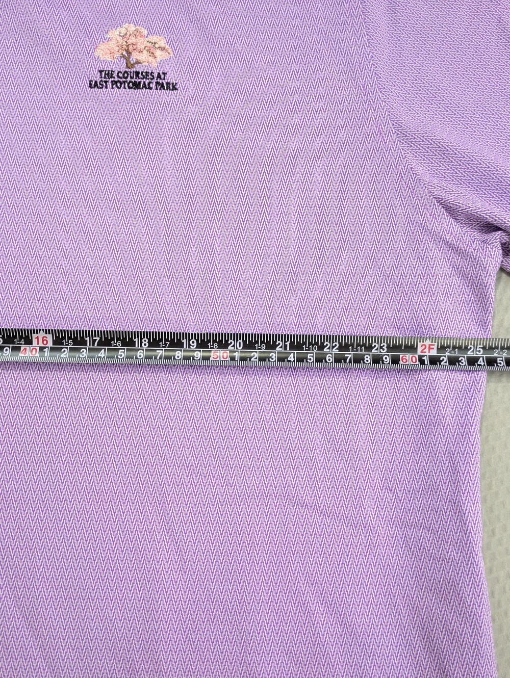 Footjoy East Potomac Golf Links Cherry Blossom Logo Performance Polo Sz 2XL - Picture 5 of 7